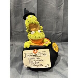 Tremblin' Toads Sound & Motion 2008 Halloween Decoration Stew Cauldron Tag Works